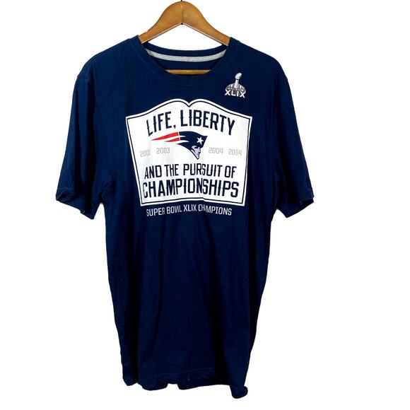 Nike Super Bowl XLIX Champions GRaphic Tee 2014 Short Sleeve - L - Picture 1 of 4